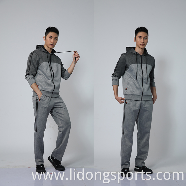 Wholesale Lady Fashion Man Hoody Jogging Suit Jacket Latest Design Custom Plain Sports Mens Tracksuit For Couples